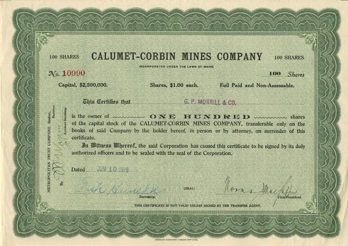 Calumet-Corbin Mines Co.